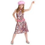 Dguisement disco vinyle fille