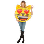 Dguisement emoji chat coeur adulte
