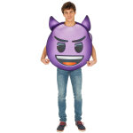 Dguisement emoji diable adulte