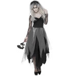 Dguisement fantme marie noire femme halloween