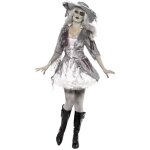 Dguisement fantme pirate effet satin femme halloween
