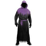 D�guisement faucheur noir et violet adulte