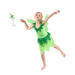 Dguisement fe verte voilage fille