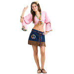 Dguisement femme sexy hippie annes 60