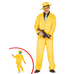 D�guisement gangster jaune adulte