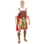 Dguisement gladiateur romain cape rouge homme
