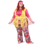 Dguisement grande taille hippie femme