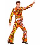 Dguisement groovy gomtrique annes 70 homme