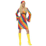 Dguisement hippie arc - en - ciel femme