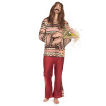 Dguisement hippie bordeaux homme