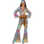 Dguisement hippie col v femme