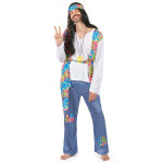 Dguisement hippie effet jean homme
