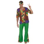 Dguisement hippie flower power homme