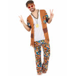 Dguisement hippie motifs ronds homme