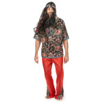 Dguisement hippie rouge homme