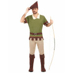 Dguisement homme des bois marron et vert
