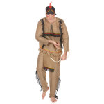 Dguisement indien effet velours homme