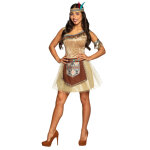 Dguisement indienne brillante femme