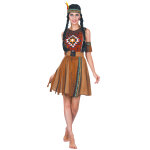 Dguisement indienne  franges femme