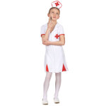 Dguisement infirmire rouge et blanc fille