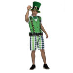 Dguisement irlandais avec ceinture de bire adulte