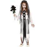 Dguisement jeune marie zombie fille