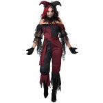 Dguisement joker psychopathe luxe femme