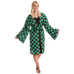 Dguisement kimono manga  damier adulte
