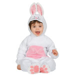 Dguisement lapin blanc et rose bb