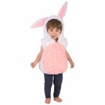 Dguisement lapin blanc et rose sans manches enfant