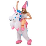 Dguisement licorne gonflable adulte