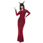 Dguisement luxe diable femme