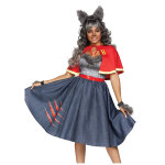 Dguisement luxe tudiante sexy loup garou femme