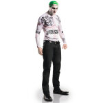 Dguisement et maquillage joker suicide squad adulte