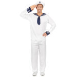 Dguisement marin blanc homme