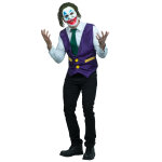 Dguisement et masque clown sourire de l'ange adulte