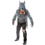Dguisement et masque loup garou luxe adulte