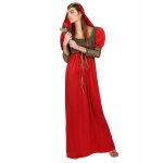 Dguisement mdival rouge femme