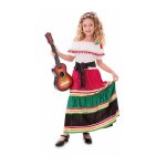 Dguisement mexicaine colore fille