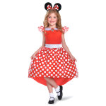 Dguisement minnie mouse rouge classique fille