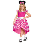 Dguisement minnie rose classique fille