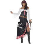 D�guisement miss sexy t�te de mort pirate femme
