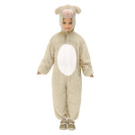 Dguisement mouton beige et blanc enfant