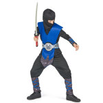 Dguisement ninja bleu et gris garon