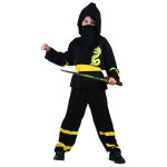 Dguisement ninja ceinture jaune garon
