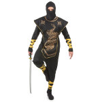 Dguisement ninja dragons dors homme