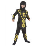 Dguisement ninja jaune garon