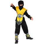 Dguisement ninja jaune plastron garon