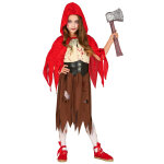 Dguisement petit chaperon rouge zombifi enfant