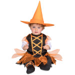 Dguisement petite sorcire orange bb